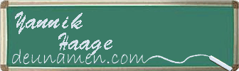 Yannik Haage Visitenkarte